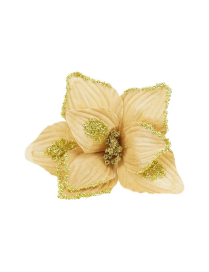 M.W9-26961 FIORE GAMBO CORTO 8P PANNA/OR