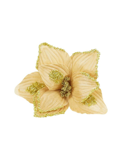M.W9-26961 FIORE GAMBO CORTO 8P PANNA/OR