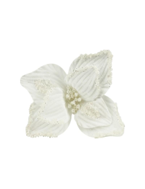 M.W9-26961 FIORE GAMBO CORTO 8P BIANCO