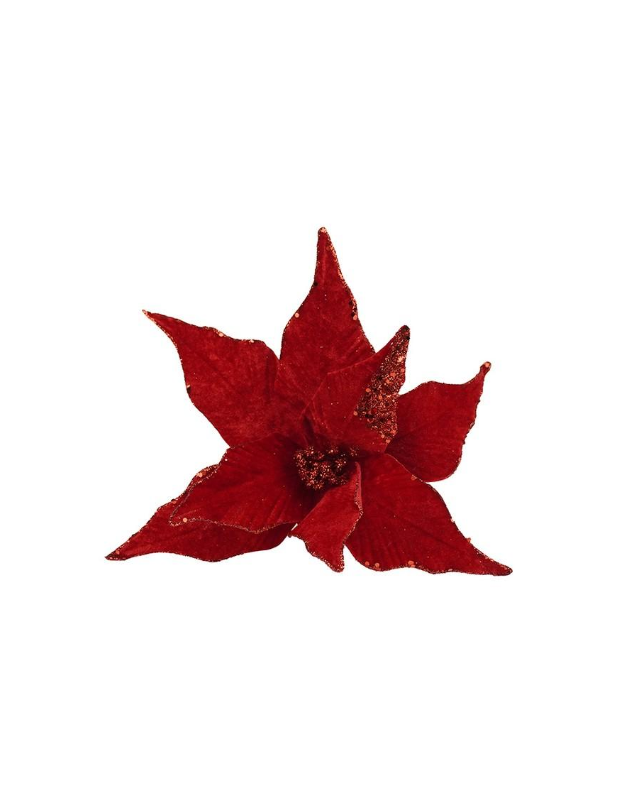M.W13-261316 FIORE GAMBO CORTO 8P ROSSO