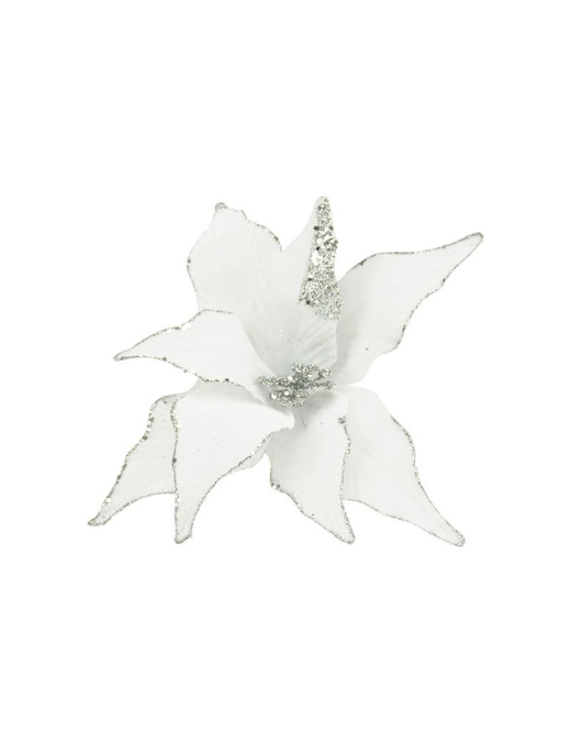 M.W13-261316 FIORE GAMBO CORTO 8P BIANCO
