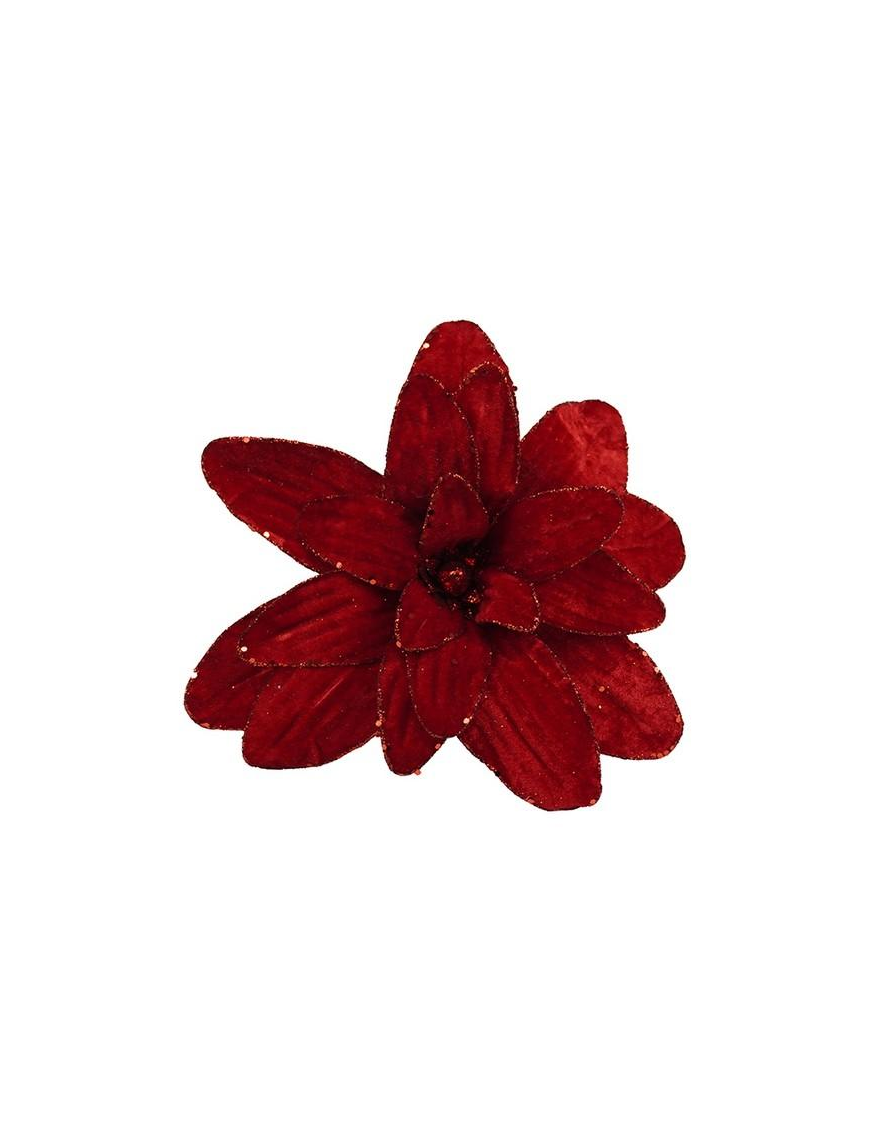 M.W13-261317 FIORE GAMBO CORTO ROSSO