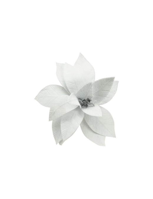 M.W27-262779 FIORE d.35cm BIANCO/ARGENTO