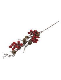 PICK RAMO BACCHE ROSSO 73cm 41053365