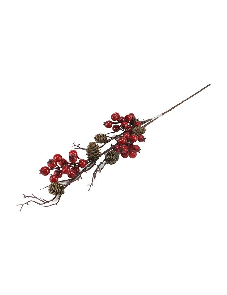 PICK RAMO BACCHE ROSSO 73cm 41053365