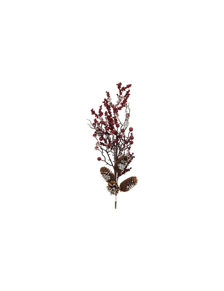 PICK RAMO BACCHE ROSSO 71cm 50556461
