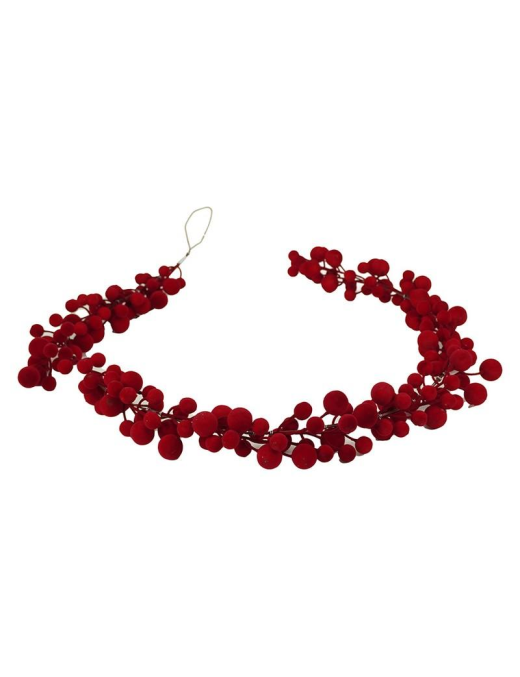 L.BACCHE VELLUTO FESTONE 175cm 50557607