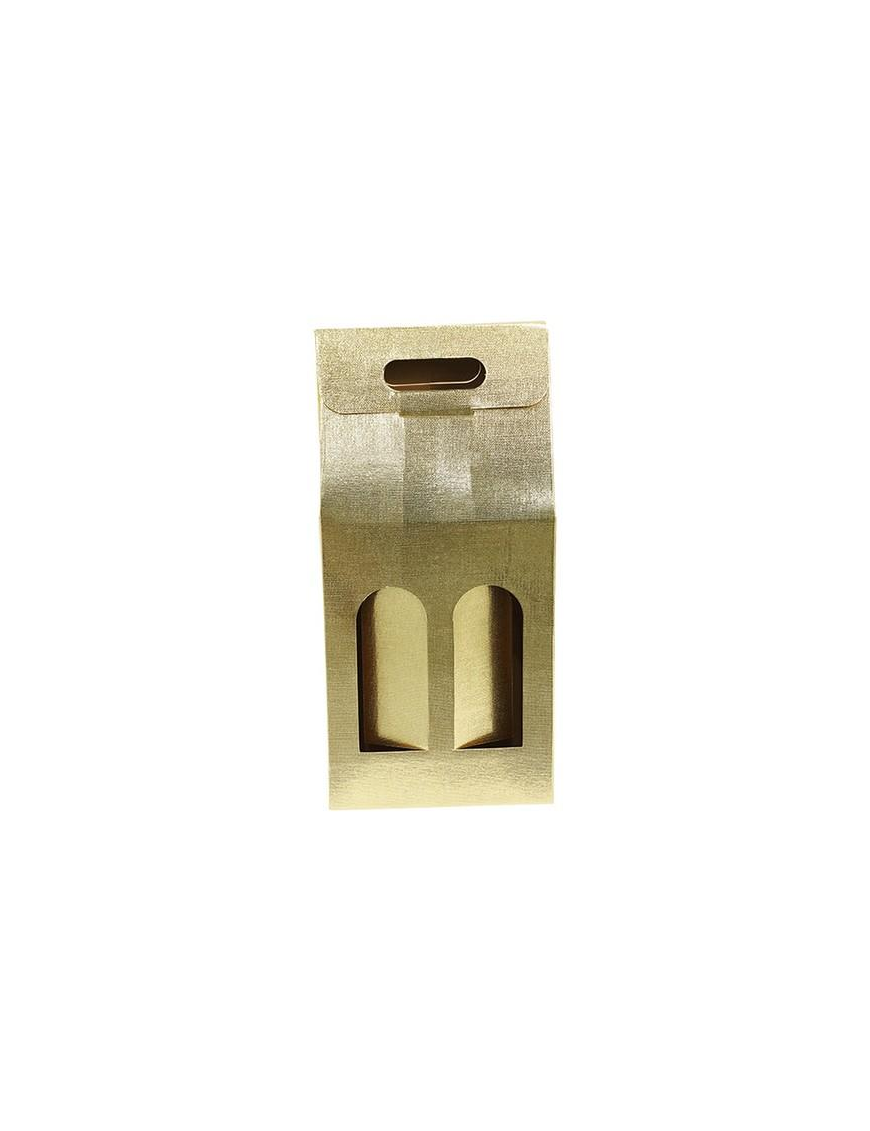 PORTABOTTIGLIA ORO 2 POSTI 18x38,5cm