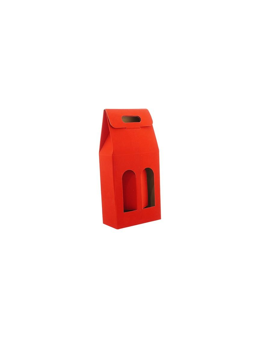 PORTABOTTIGLIA ROSSO VELL 2POSTI 18x38,5