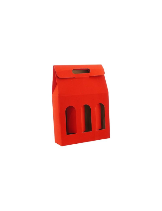 PORTABOTTIGLIA ROSSO VELL 3POSTI 27x38,5