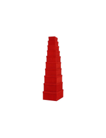 SCATOLA VELLUTO ROSSO 10pz MIS.ASS.