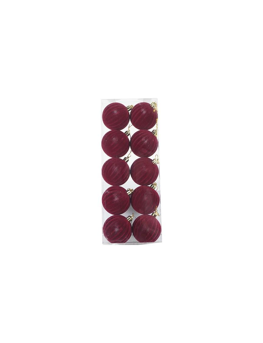 BORDEAUX SPHERES 6cm 10pcs