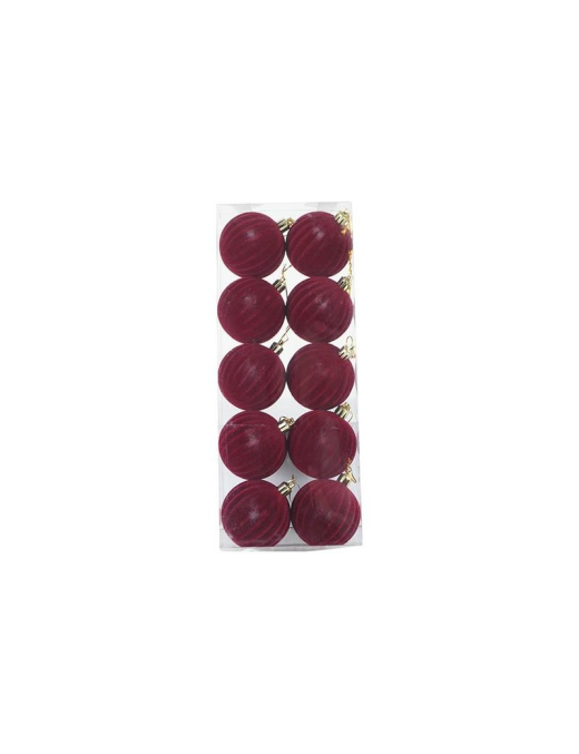 BORDEAUX SPHERES 6cm 10pcs