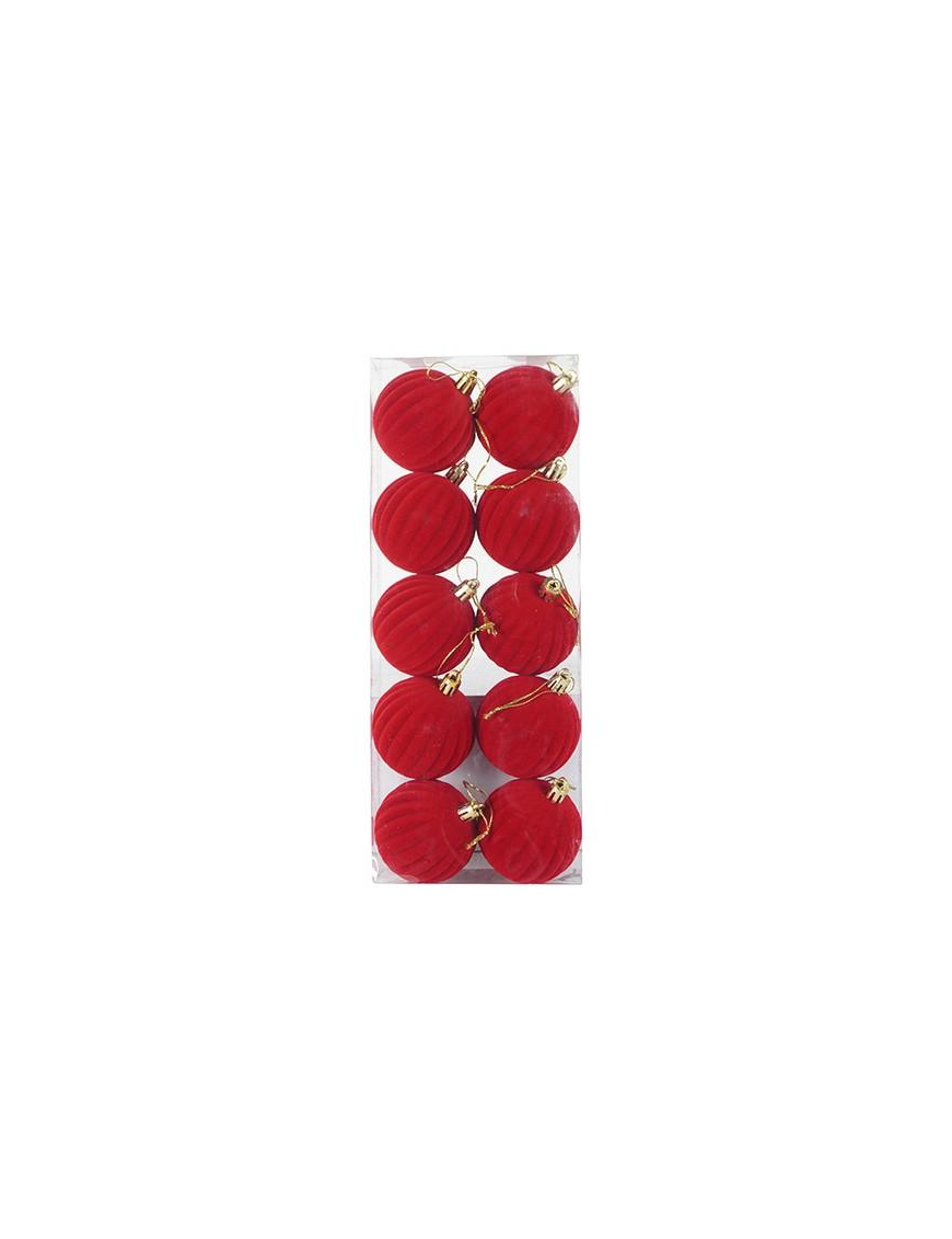 SFERE ROSSO  6cm 10pz