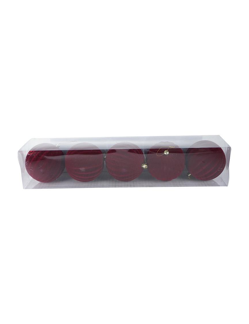 BORDEAUX SPHERES 10cm 5pcs
