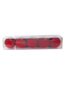 SFERE ROSSO 10cm 5pz