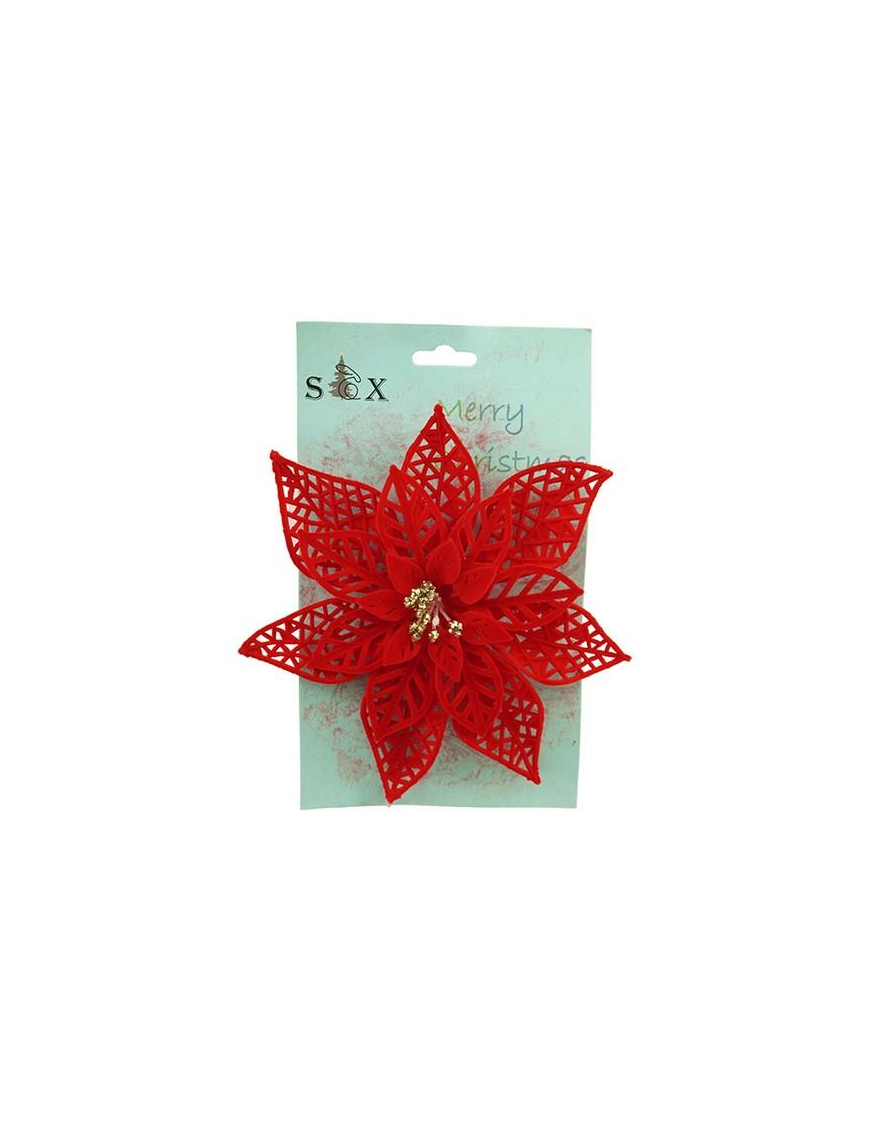 M.1594 FIORE VELLUTO ROSSO 20cm
