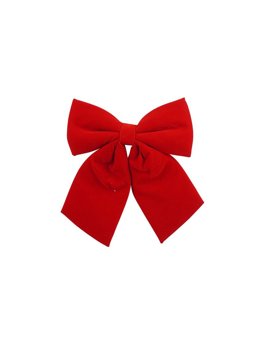 FIOCCO VELLUTO ROSSO 29x34cm