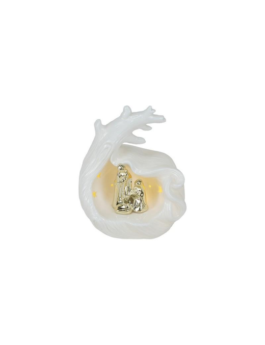 NATIVITA' C/LED 14x12x17cm 50437115
