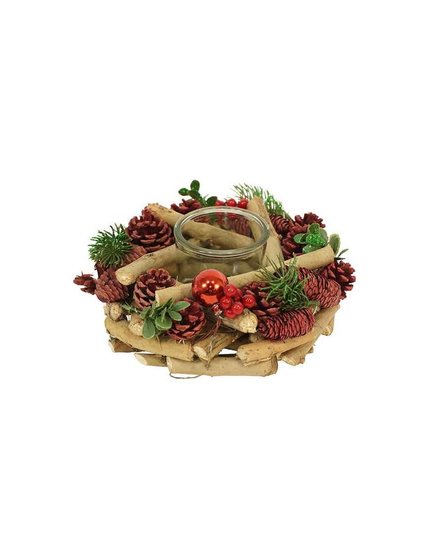 DEC.A PORTA TEA-LIGHT 1 POSTO 20cm