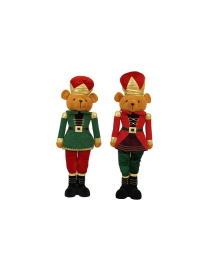 ORSO ROSSO/VERDE 53cm 6881387