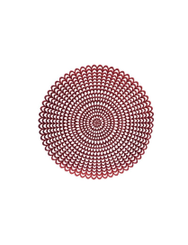 PVC PLACEMAT 38cm RED