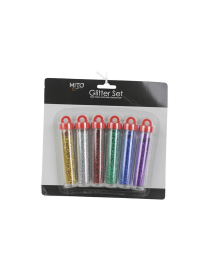 TUBETTI GLITTER 15gr 6pz COL.ASS. 358859