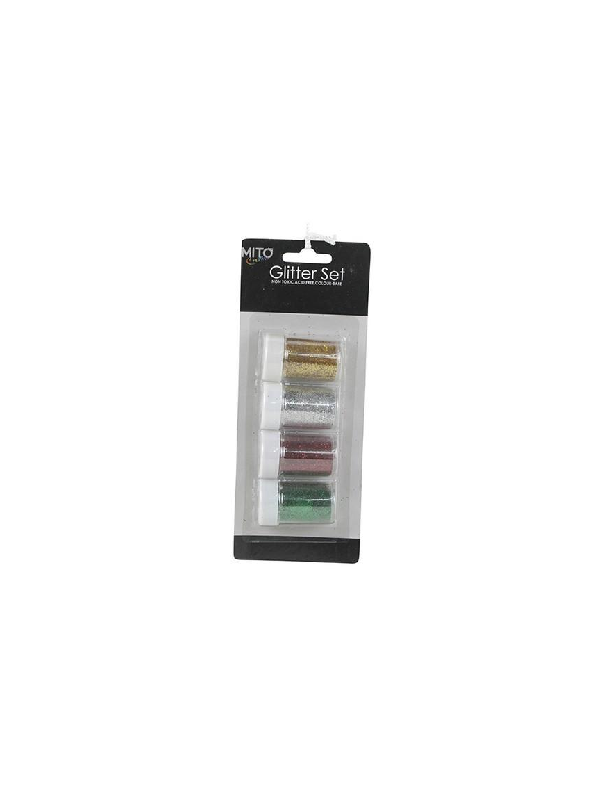 TUBETTI GLITTER  8gr 4pz COL.ASS. 358859