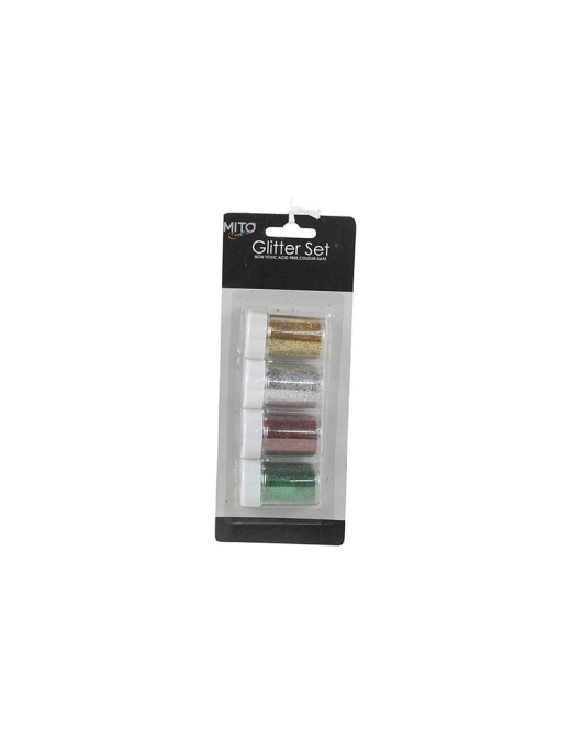 TUBETTI GLITTER  8gr 4pz COL.ASS. 358859