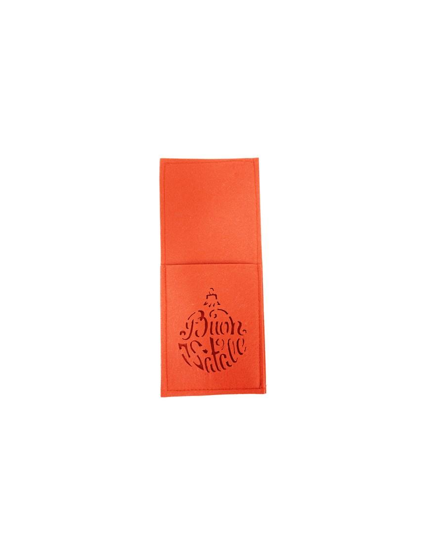L.FELTRO DES.D ROSSO PORTAPOSATE 23x10