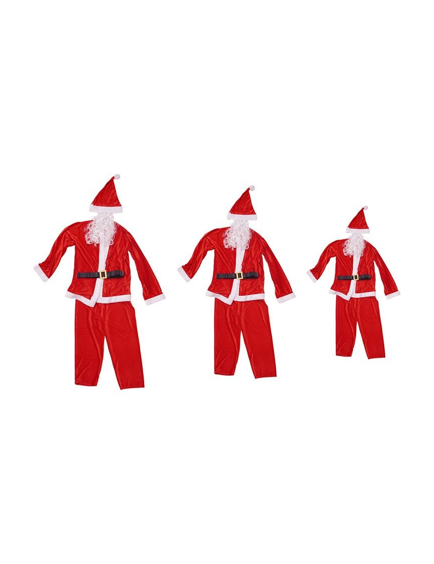 COSTUME BABBO NATALE  ADULTO VELLUTO
