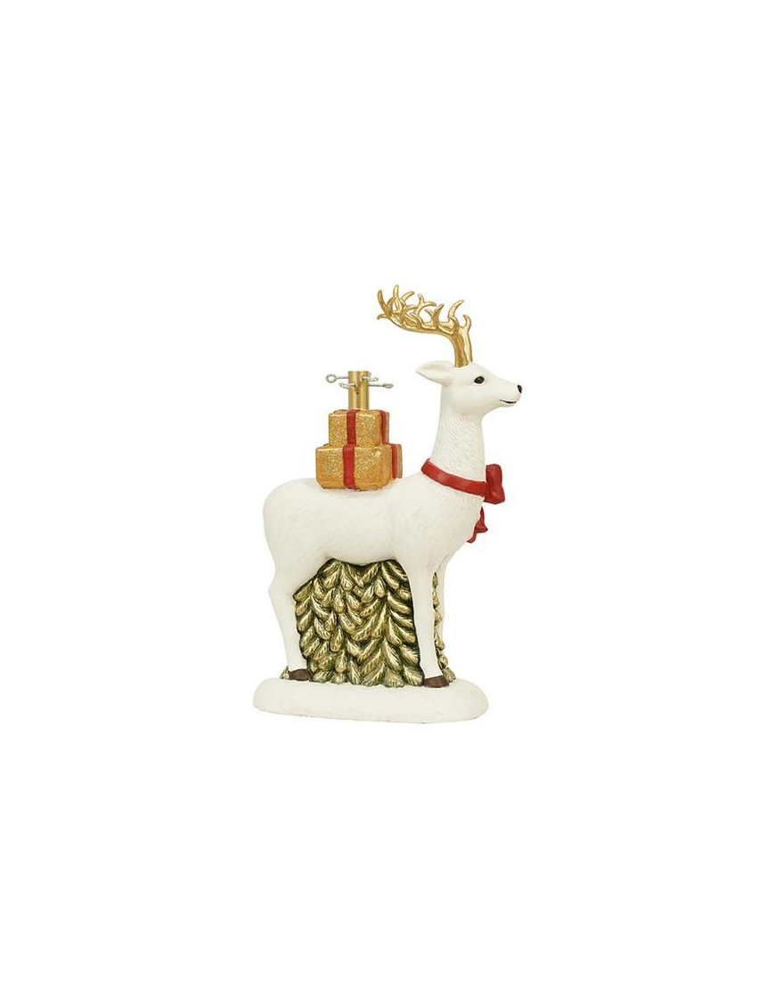 BASE X ALBERO RENNA BIANCO/ORO 49x25x74