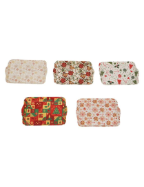L.XMAS VASSOIO RETT 23x15cm 4056480