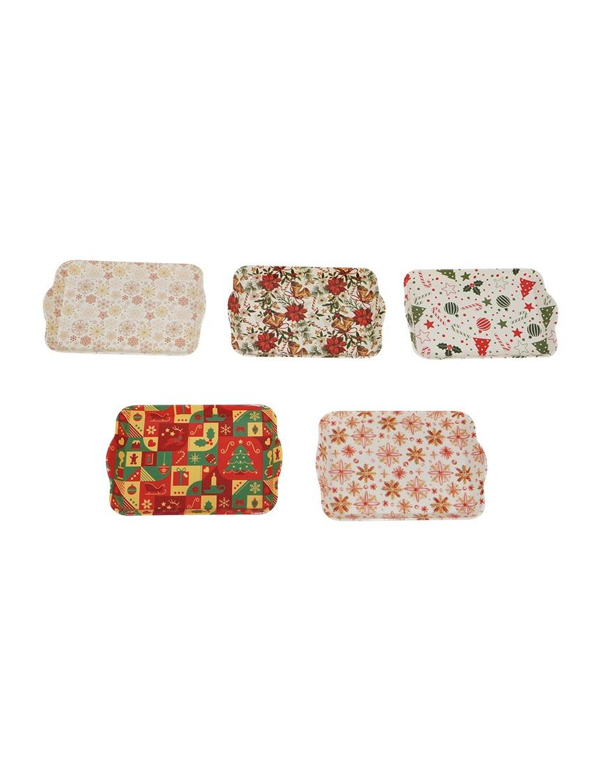 L.XMAS VASSOIO RETT 23x15cm 4056480