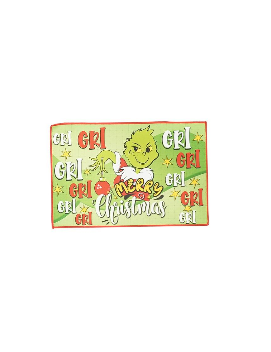 L.GRINCH ZERBINO NATALIZIO 40x60 VELLUTO