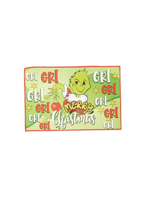 L.GRINCH ZERBINO NATALIZIO 40x60 VELLUTO
