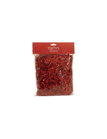 PAGLIA DECORATIVA  50gr ROSSO 976589