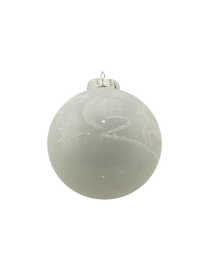 GLASS LINE SPHERE 8cm