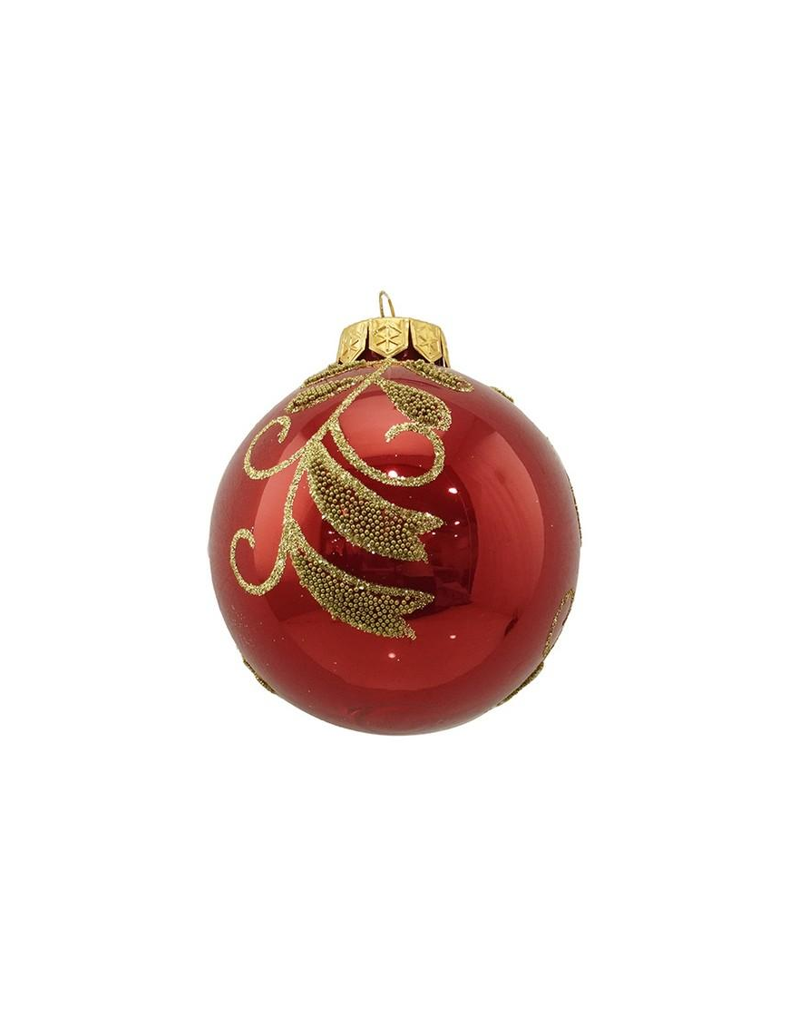 GLASS LINE SPHERE 8cm