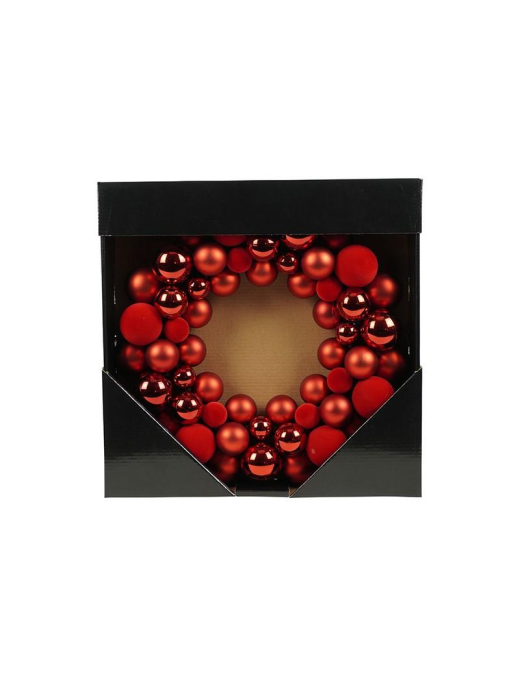 DIETROPORTA SFERE LUC/VELL ROSSO 34cm