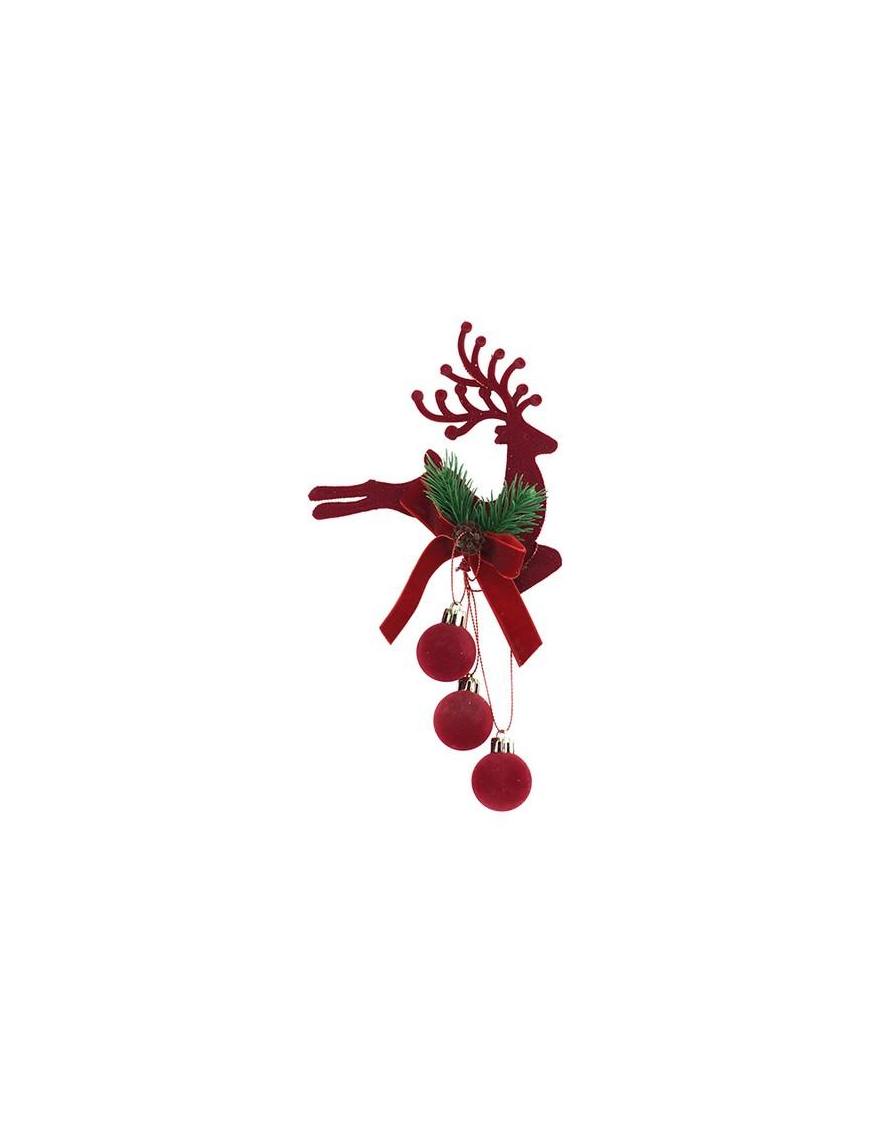 L.VELL.ROSSO APPENDINO RENNA 27x13cm
