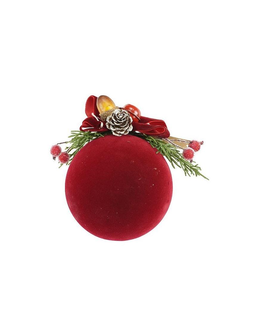 L.VELL.ROSSO SFERA 10x24cm 64974337