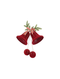 L.VELL.ROSSO CAMPANE 20cm 64974361