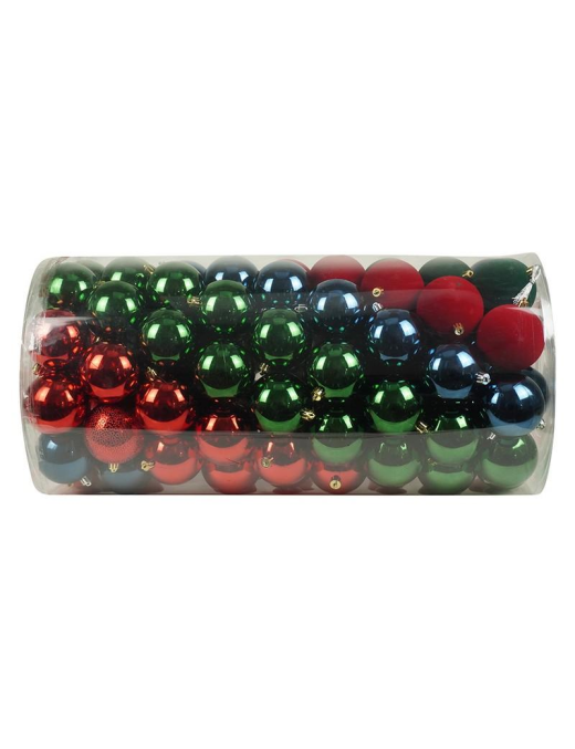 SFERE  8cm 100pz VERDE/ROSSO