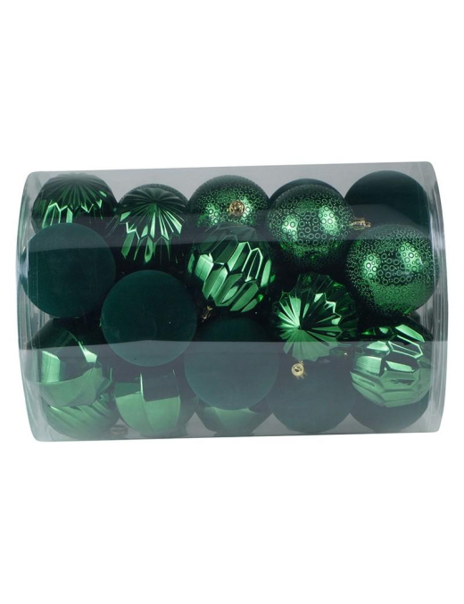 SFERE VERDE  8cm 34pz