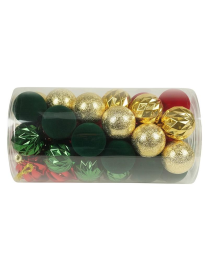 ASSORTED SPHERES 6cm 41pcs