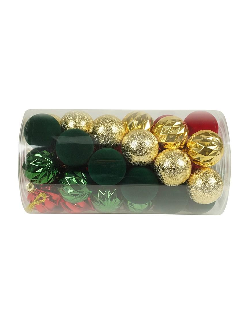 ASSORTED SPHERES 6cm 41pcs