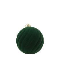 GREEN VELVET SPHERE 15cm