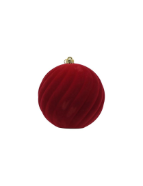 20cm BORDEAUX VELVET SPHERE