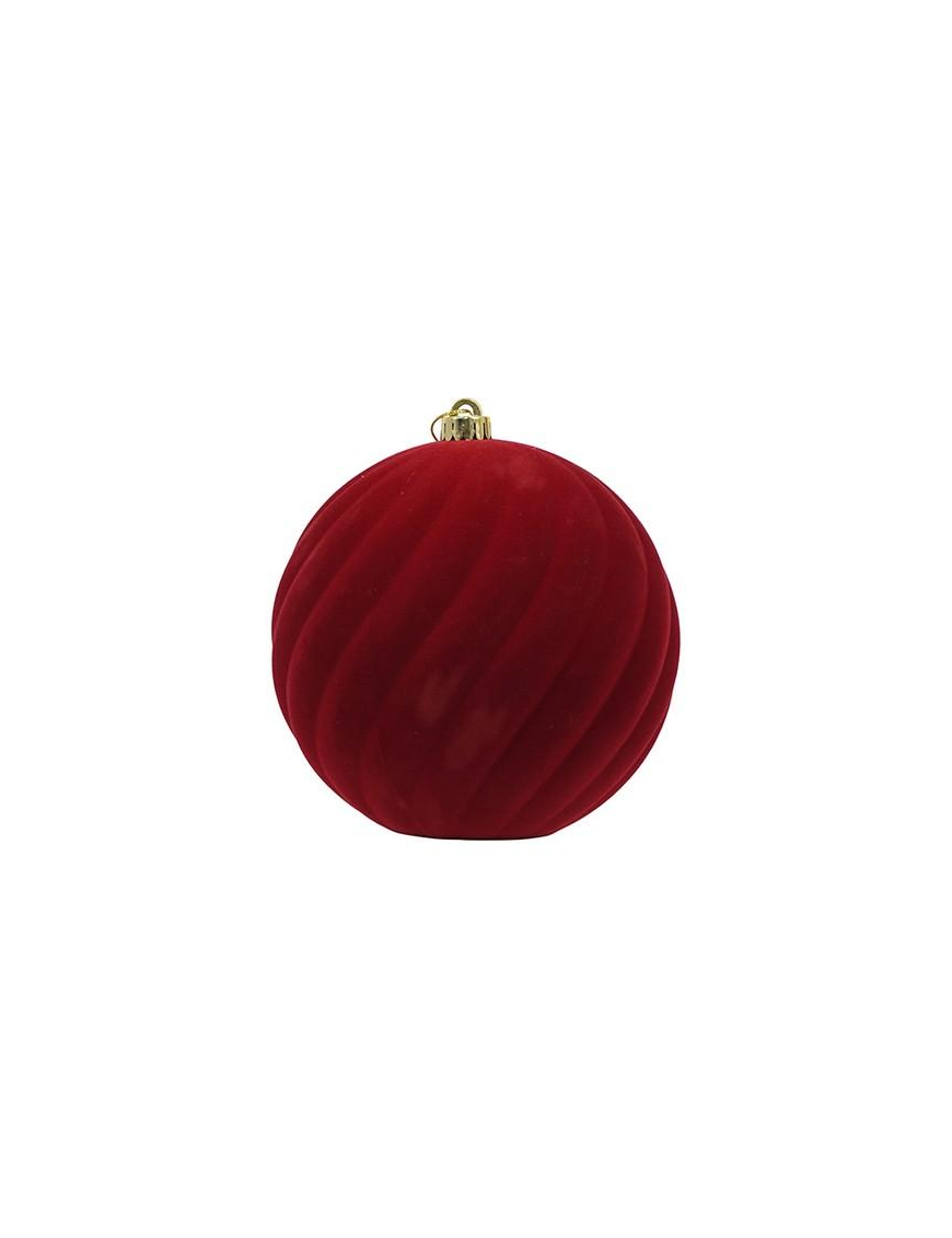 20cm BORDEAUX VELVET SPHERE